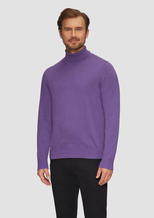Produktbild S.Oliver Strickpullover Rollkragenpullover aus Baumwolle (3XL)