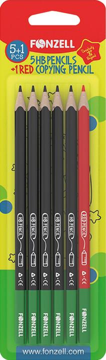 Produktbild Fonzell Bleistift-Set Triangular (2.20 mm, HB, 5x)