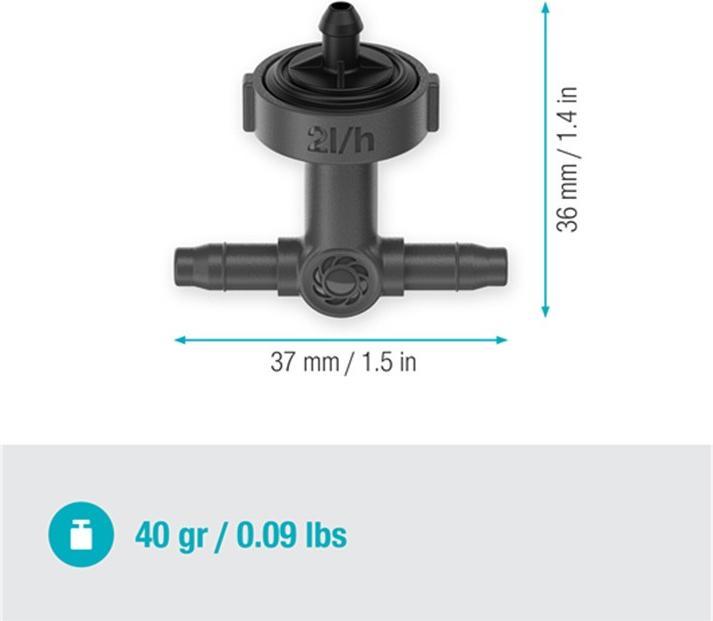 Produktbild Gardena Micro-Drip-System Reihentropfer (Tropfbewässerung Tropfer)
