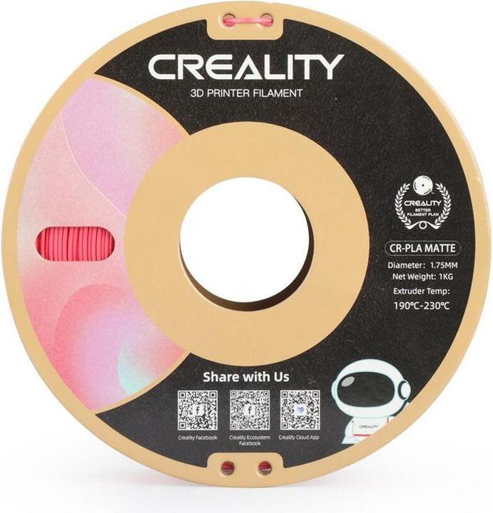 Immagine prodotto Creality Rosso fragola (PLA, 1.75 mm, 1000 g)