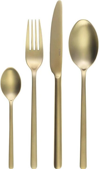 Sola Besteck-Set Samara PVD, Champagne matt, 16-tlg (16 Stk., Besteck Set)