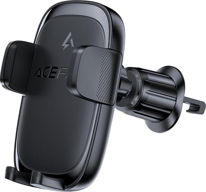 Acefast Uchwyt samochodowy D48 z ładowarką bezprzewodową na kratkę nawiewu - czarny