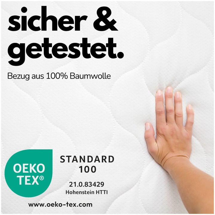 Produktbild Sämann Laufgittermatratze Cloud Basic (120 cm, 120 cm)