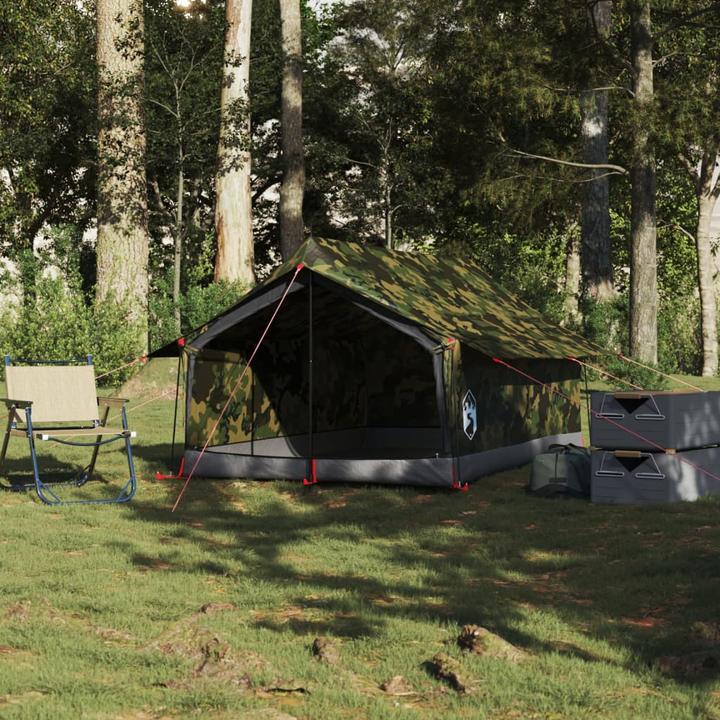 Actual product image VidaXL Camping tent 2 person camouflage pattern waterproof (Dome tent, 2.25 kg, 2 persons)