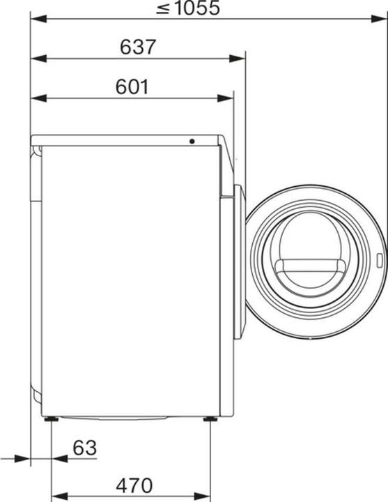 Actual product image Miele WTD 100-60 CH