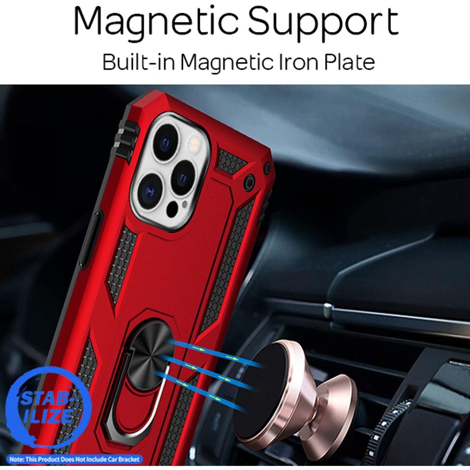 Thumbnail - Nalia Ring Handyhülle (Apple iPhone 12 Pro Max), Smartphone Hülle, Silber