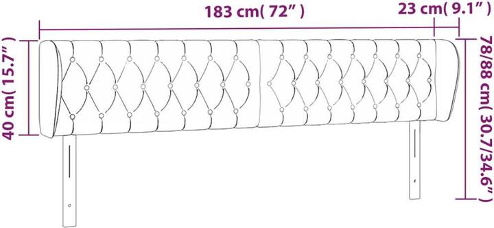 Actual product image vidaXL Junior (183 x 23 x 88 cm)