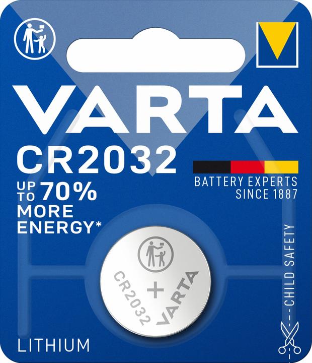Actual product image Varta CR2032 (100 pcs., CR2032, 220 mAh)