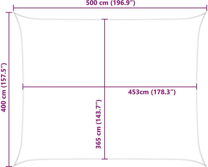 Produktbild vidaXL Outdoor Sonnenschutz Markise (500 x 400 cm)
