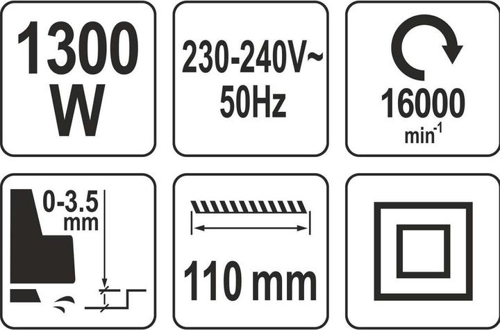 Image du produit Yato Oblius 1300W 110mm 82144