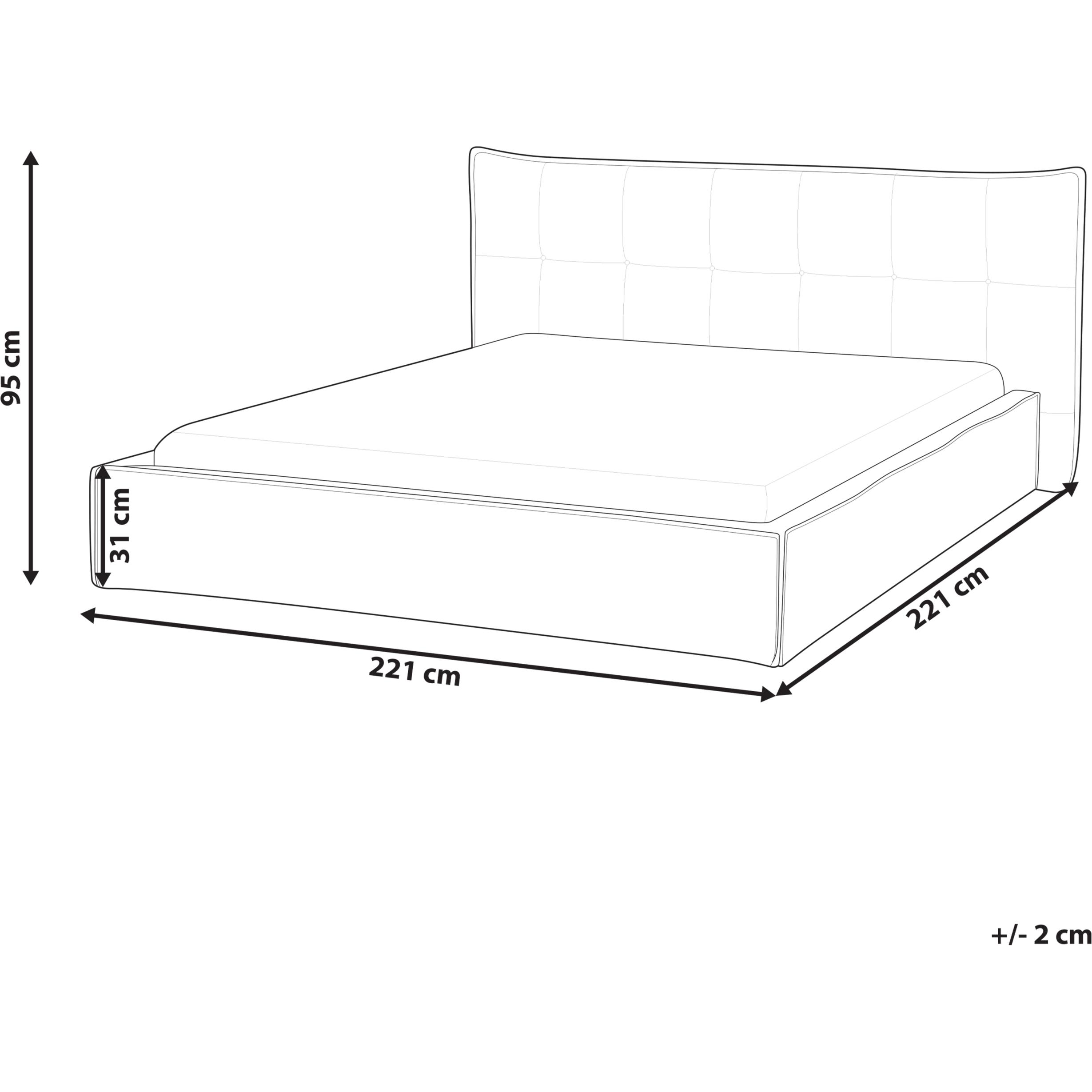 Thumbnail - Beliani, Bett, Lestre (180 x 200 cm)