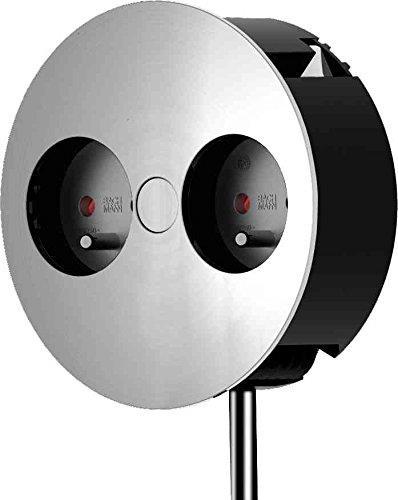 Black, Chrome, Stainless steel