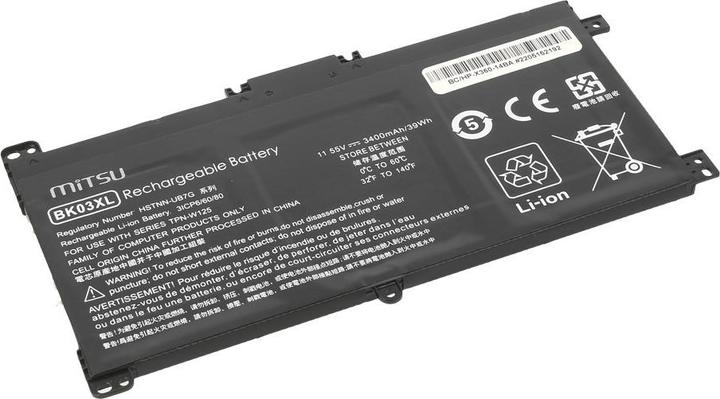 Actual product image Mitsu 5BM742 (3 Cells, 3400 mAh)