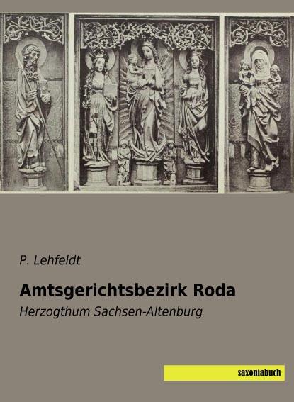 Produktbild Amtsgerichtsbezirk Roda (Deutsch, P. Lehfeldt, 2015)