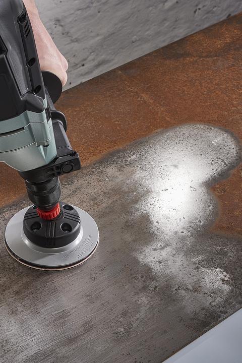 Actual product image wolfcraft 5 Adhesive grinding discs Aluminium oxide K180, ø125mm (180)