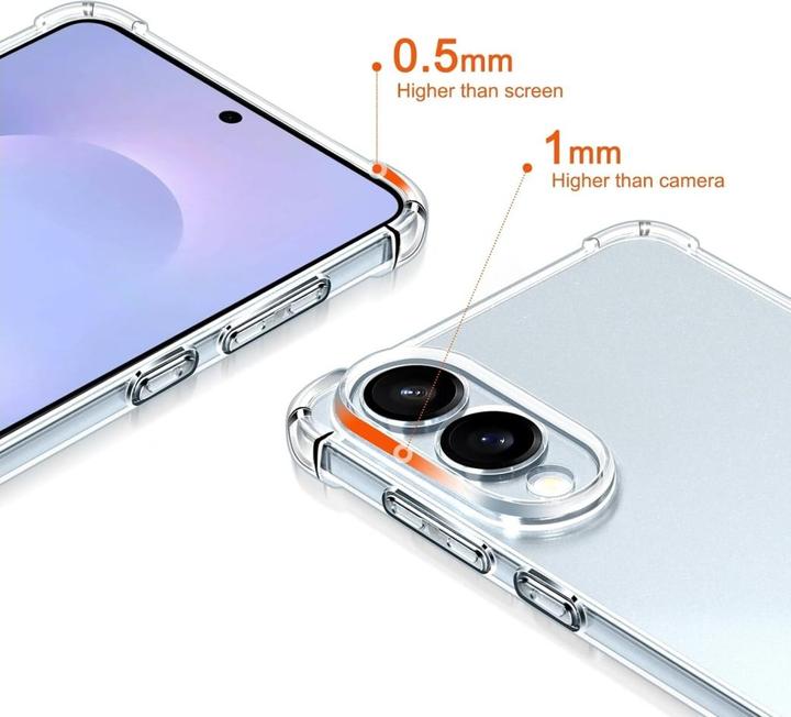 Produktbild Screenguard Crystal Soft Airbag Bumper Hülle (Samsung Galaxy S25 Edge)