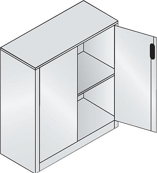 Actual product image C+P ACURADO filing sideboard (93 x 40 x 100 cm)
