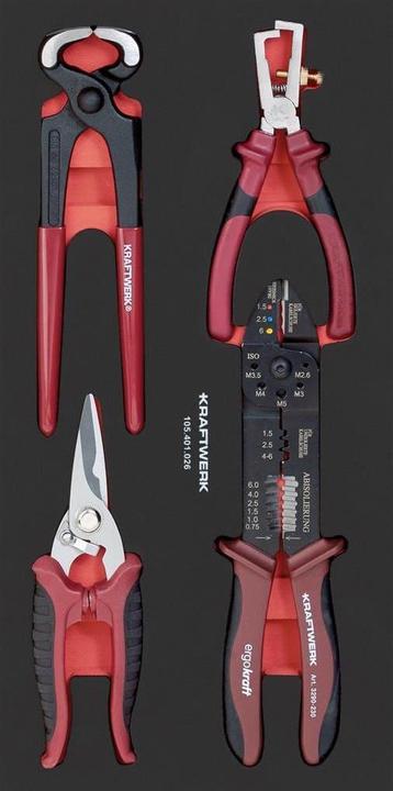 Actual product image Kraftwerk pliers/scissors set insert (S-insert) (230 mm)