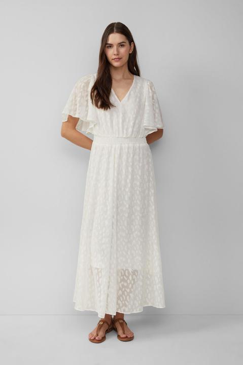 Produktbild S.Oliver Kleid Festliches Maxikleid aus Struktur-Chiffon mit gesmokter Taille (36)