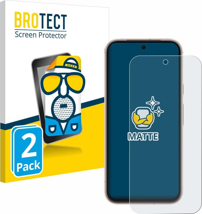 Produktbild BROTECT Entspiegelungs-Schutzfolie Displayschutz Matt (2 Stück, Google Pixel 8a)