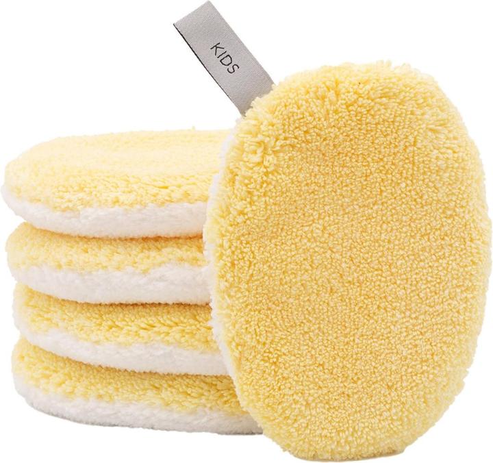 Produktbild Waschies Kidsline - Waschpads für Babys & Kinder Pastel Yellow Edition (Reinigungstücher Gesicht)
