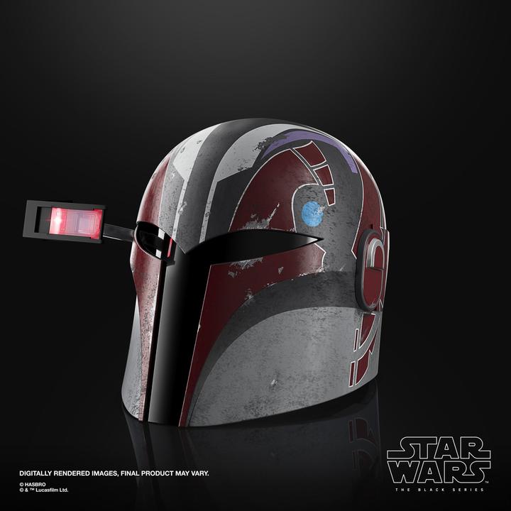 Actual product image Hasbro Star Wars: Ahsoka Black Series Electronic Helmet Sabine Wren