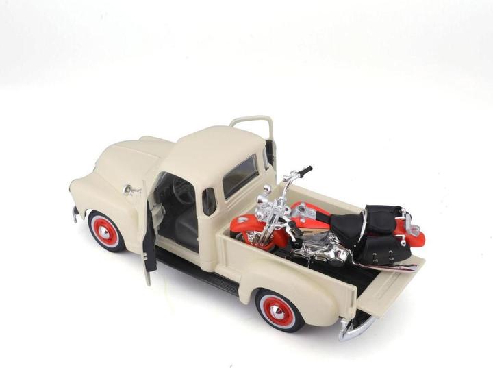 Produktbild Maisto Chevy Pickup + Harley Davidson Heritage