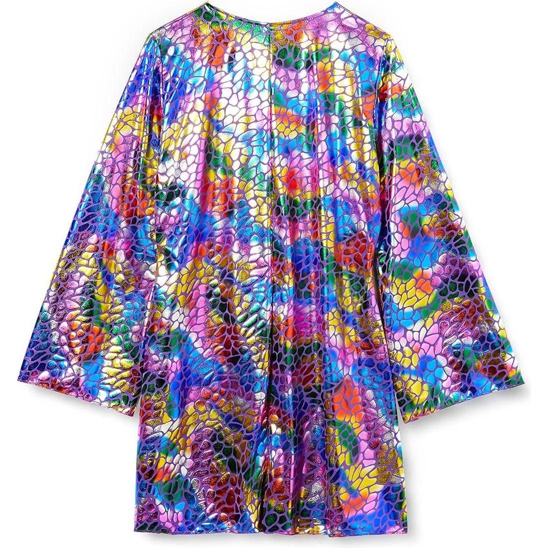 Thumbnail - Andrea Moden Regenbogen Kleid - Metallic Discodancer (36, 37, 38)