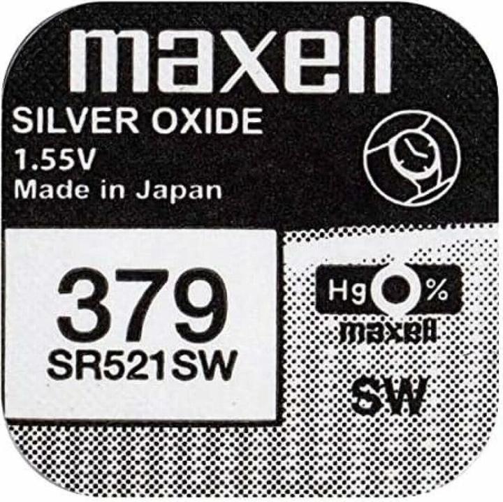 Productafbeelding Maxell Zilveroxide SR521SW (1 Pcs., SR63, 16 mAh)