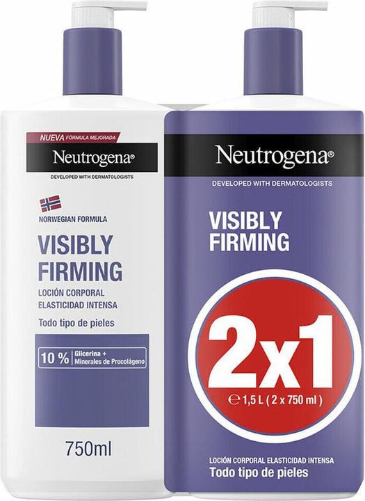 Neutrogena VISIBLY FIRMING lociÃ³n elasticidad intensa pack 2 x 750 ml