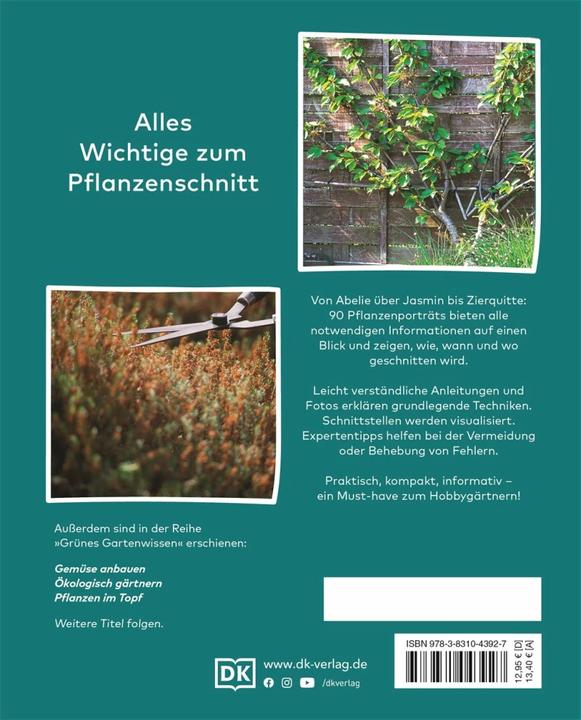Produktbild Grünes Gartenwissen. Pflanzen richtig schneiden (Deutsch, Reinhard Ferstl, Stephanie Mahon, 2022)