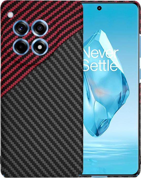 Produktbild Techsuit - Carbonite FiberShell - OnePlus 12R - Red Vortex (OnePlus 12R)
