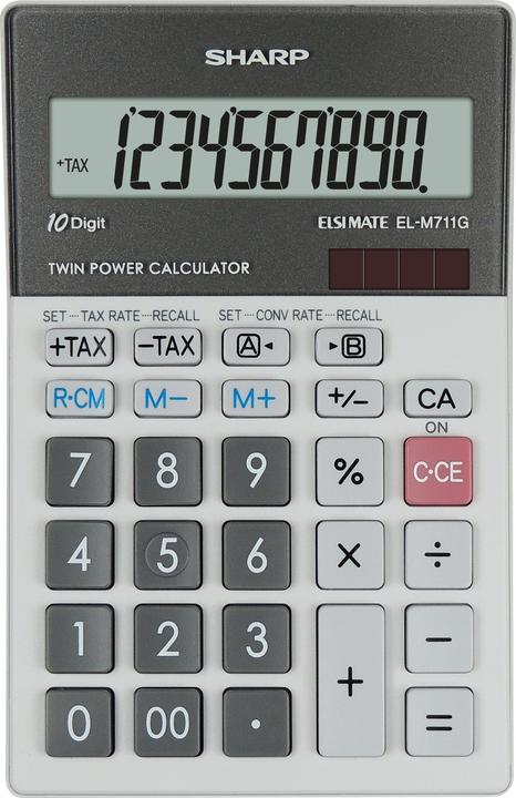 Immagine prodotto Sharp El-M711g (Batterie, Celle solari)