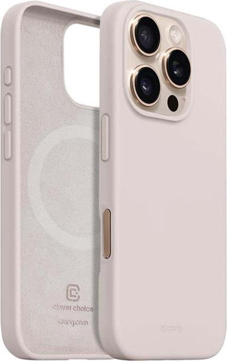 Produktbild Crong Color Cover Magnetic - iPhone 16 Pro Max MagSafe Hülle (Sandrosa) (Apple iPhone 16 Pro Max)