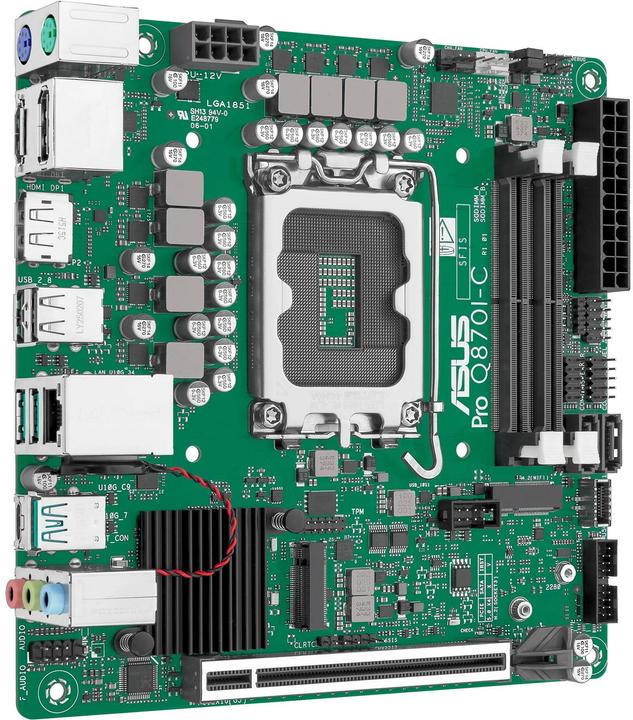 Actual product image ASUS MB PRO Q870I-C-CSM (LGA 1851, Intel Q870, Mini-ITX)