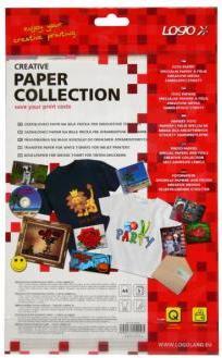 Produktbild Logo Transferpapier zum Aufbügeln, weisses T-Shirt-Papier, weiss, A4, 5 Blatt, Inkjet, L (15019) (A4, 5 x)