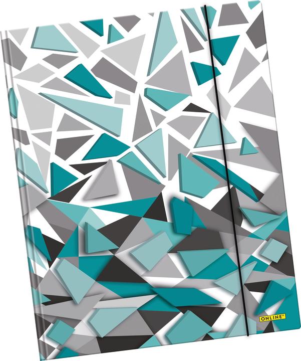 Actual product image Online Elasticated folder Fresh.3d A3 07902/6 Cardboard (A3, 1x)