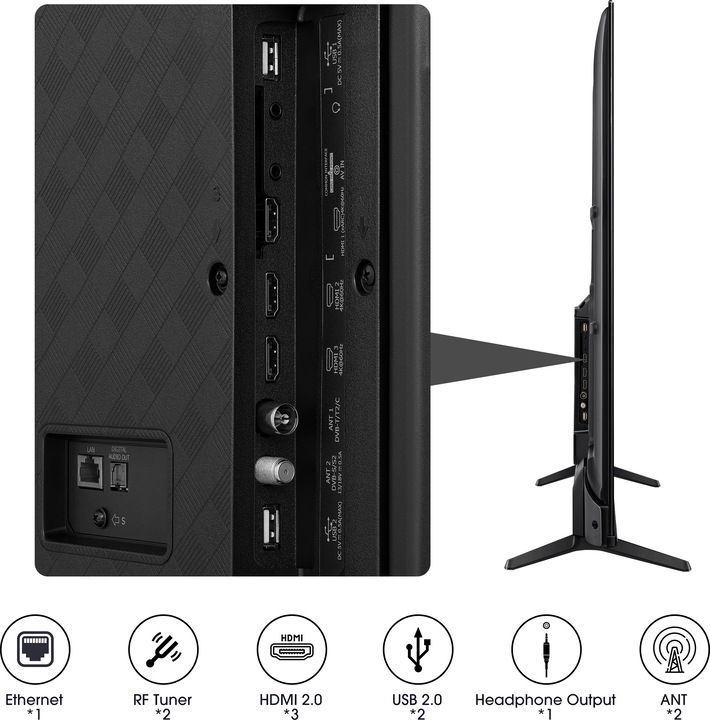 Produktbild Hisense TV 55A6K (55", LED, 4K, 2023)