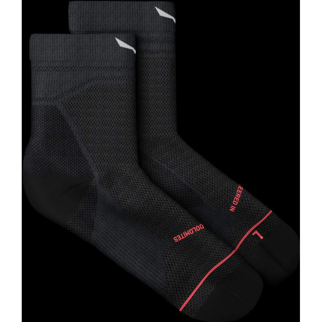 Salewa, Herren, Sportsocken, Eagle Light Quarter Sock (42 - 44), Schwarz