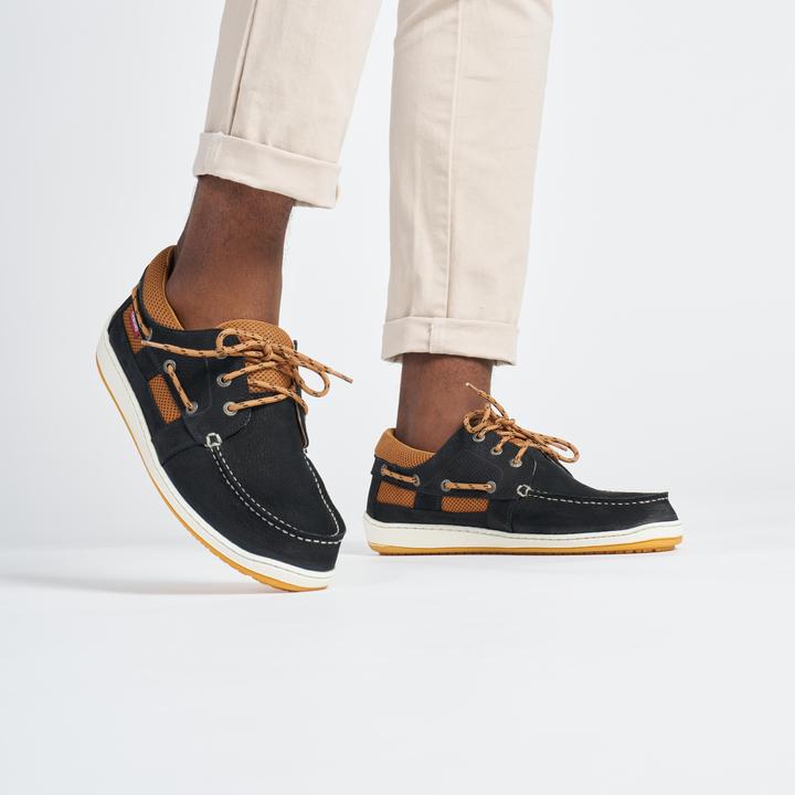 Actual product image Tribord Segelschuhe Herren Leder - Clipper schwarz (40)