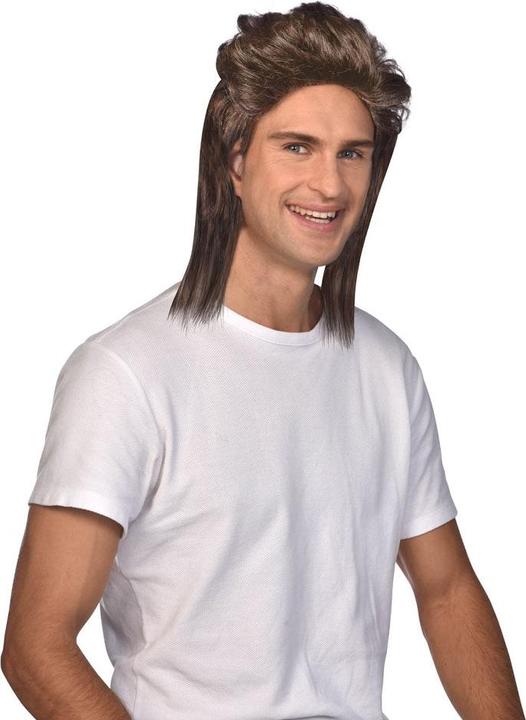 Actual product image Amscan Mullet wig Justin for men