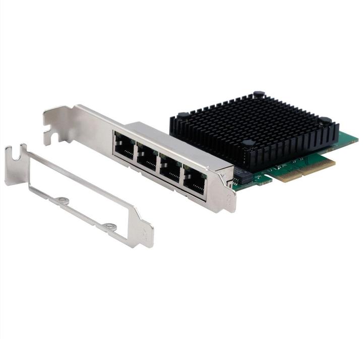 Image du produit Exsys GmbH Carte réseau 4 ports PCIe 2.5 Gigabit (Mini PCI Express)