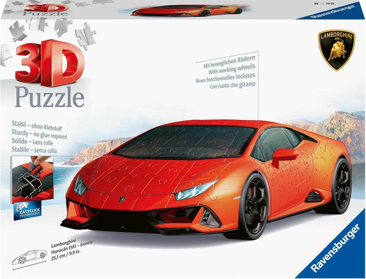 Ravensburger RAV Puzzel Lamborghini Huracán EVO - Ara 11571 (108 onderdelen)