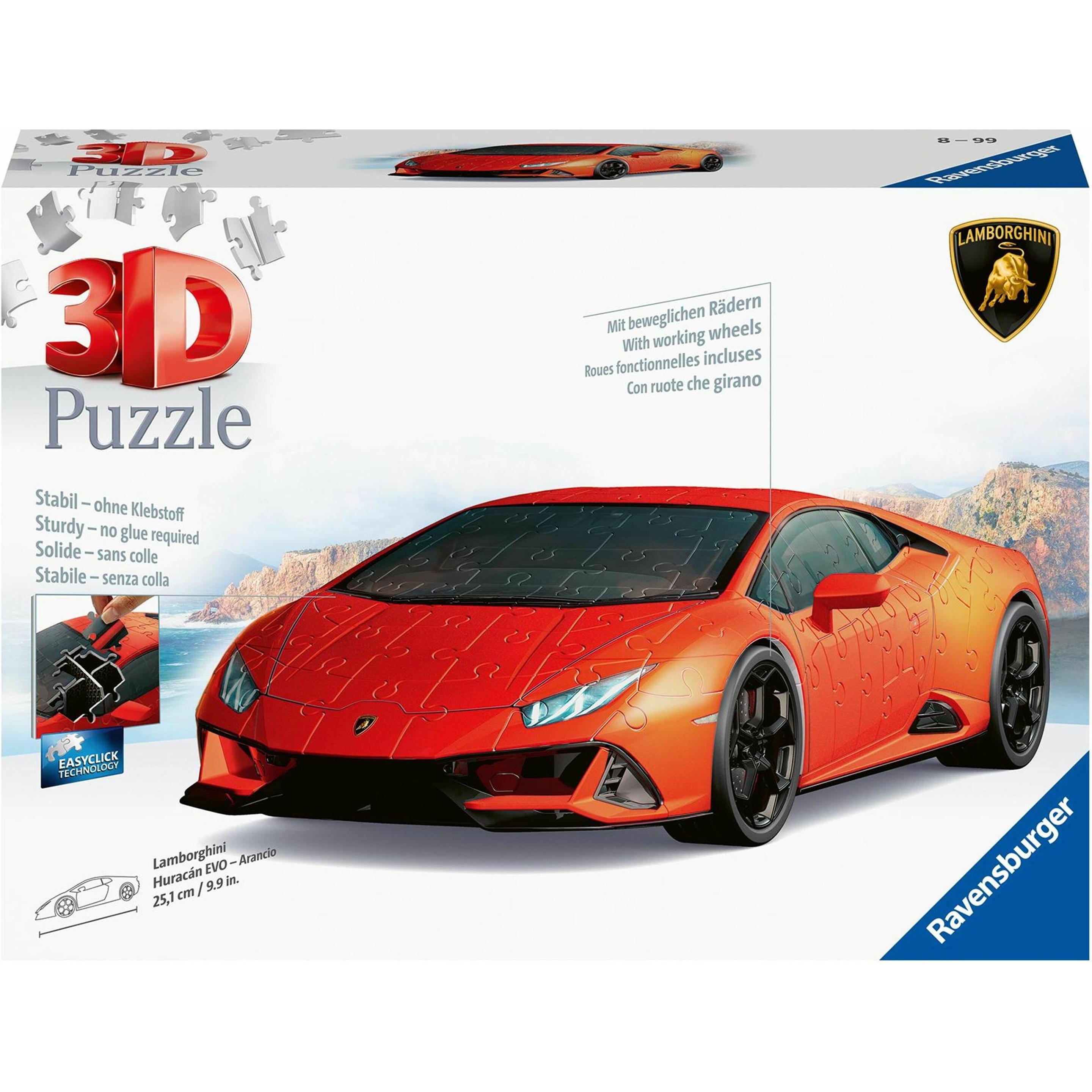 Ravensburger Lamborghini Huracán EVO - Arancio (108 pezzi)