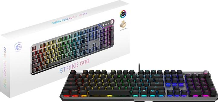 Actual product image MSI STRIKE 600 Silent Gaming Keyboard, wired (DE, Cable)