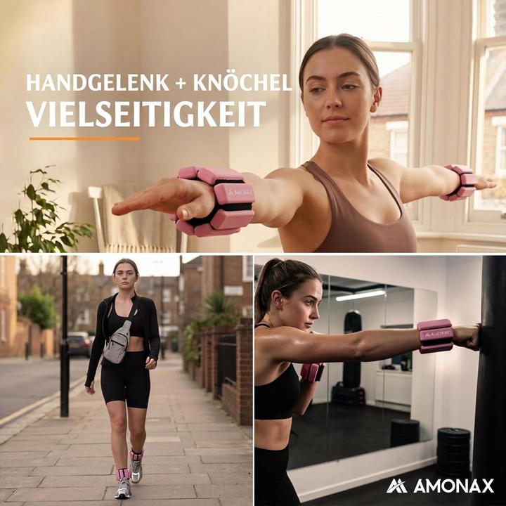Produktbild Amonax Gewichtsmanschetten-Set, 2x0,5kg