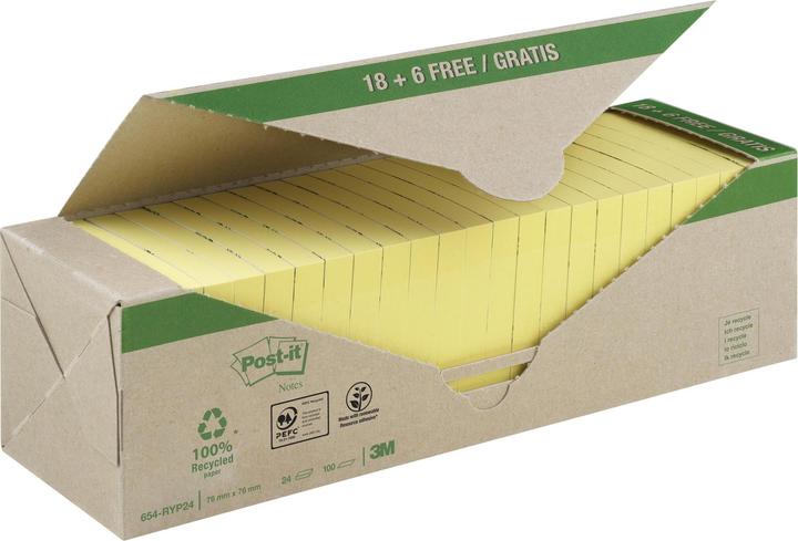 Produktbild Post-it Recycling Notes (76 x 76 mm)