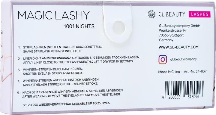 Actual product image GL Beauty Magic Lashy 1 Nights (Artificial eyelashes)