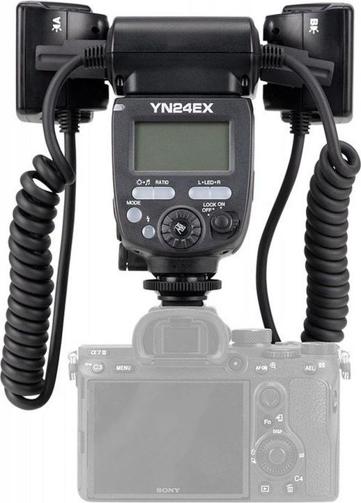 Immagine prodotto Yongnuo YN-24EX per Sony Anello Macro TTL Lite per Sony (Cavo)