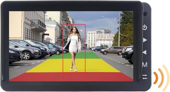 Actual product image Carguard RAV-KI reversing camera set w. artificial light